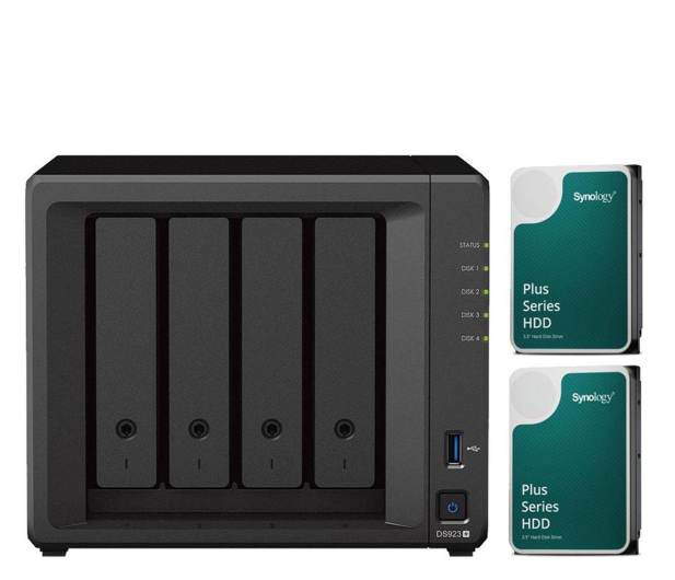 Synology DS923+ (2x 4TB HDD HAT3300 Plus) - 1192142 - zdjęcie